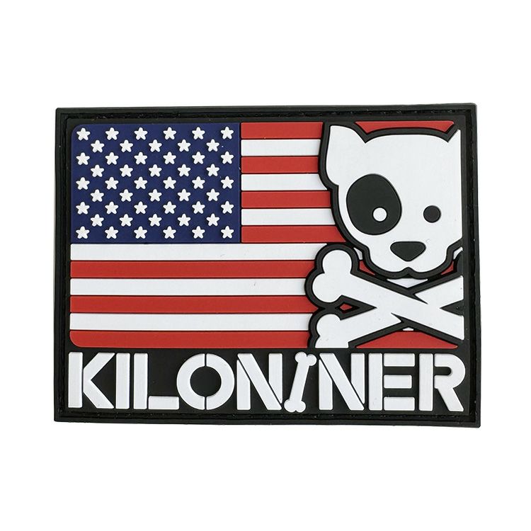 Freedom Crossbones Dog and Logo Patch