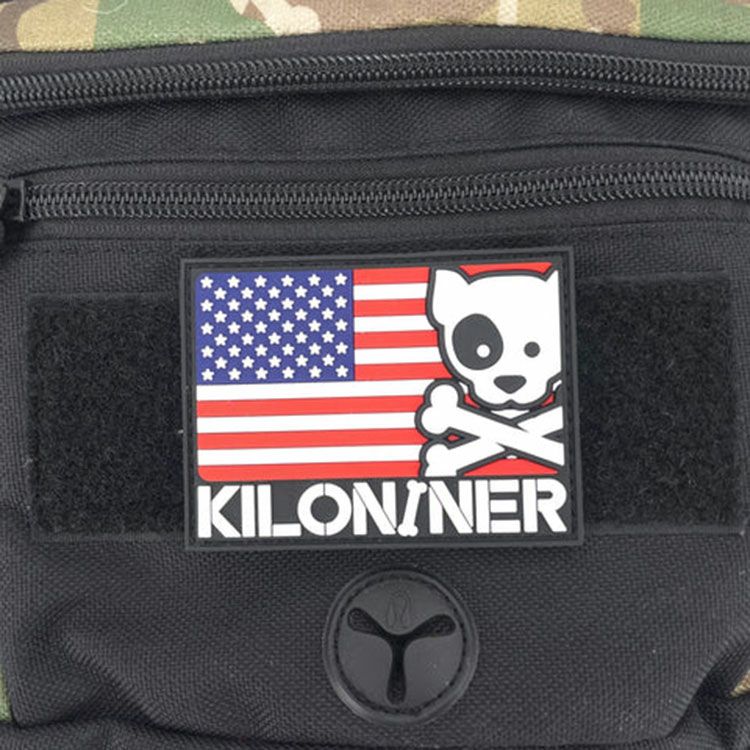 Freedom Crossbones Dog and Logo Patch