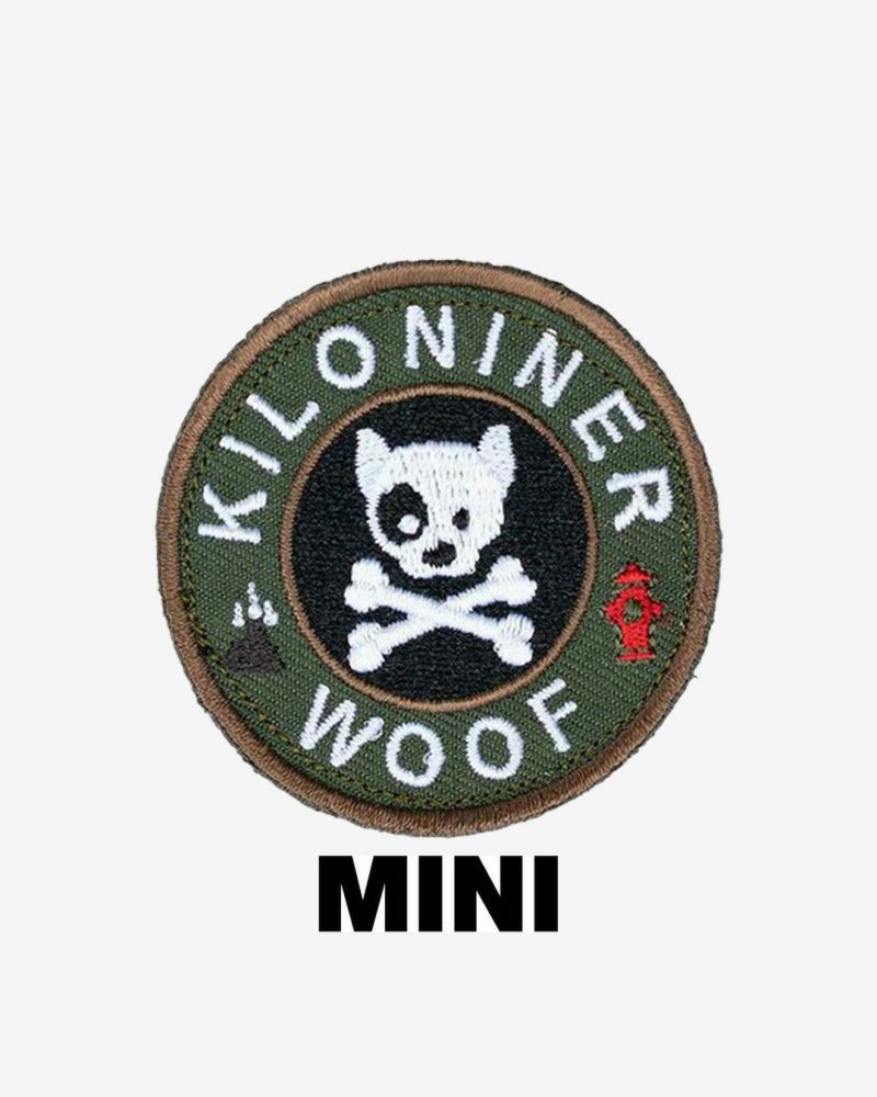 Mini Dog and Crossbones Patch