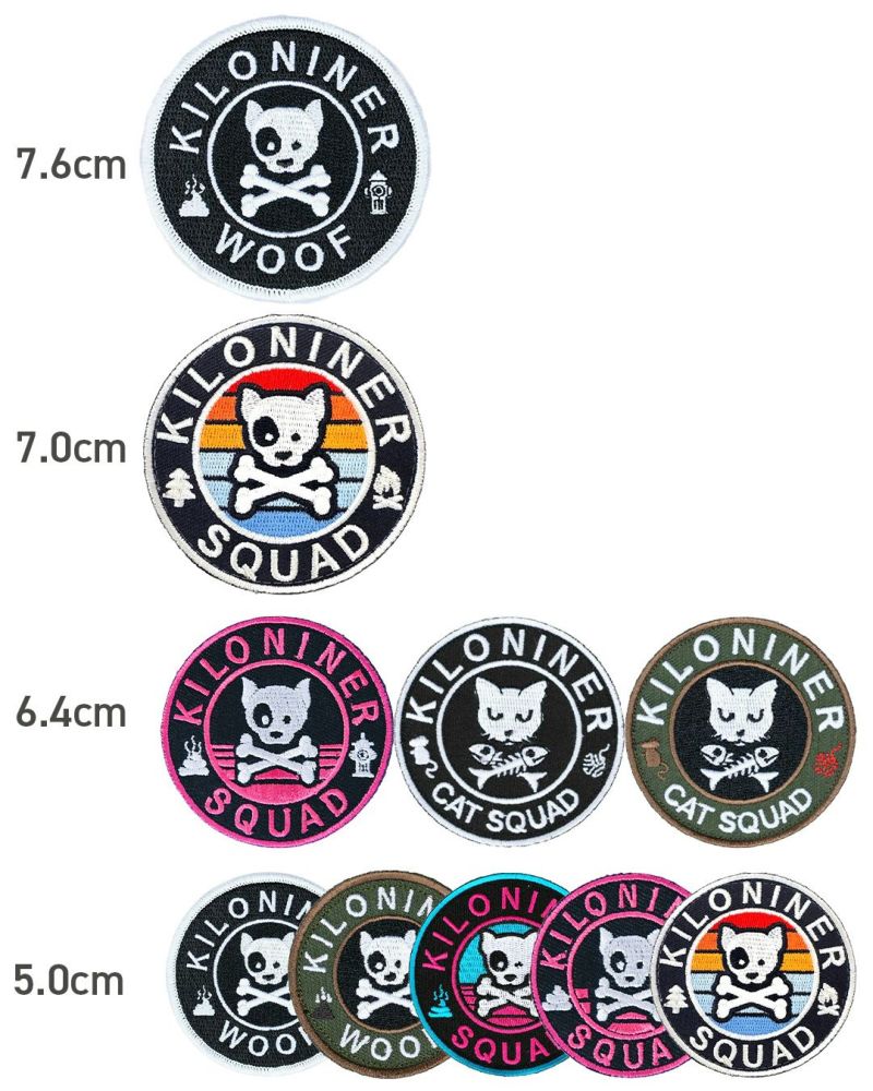 Mini Dog and Crossbones Patch