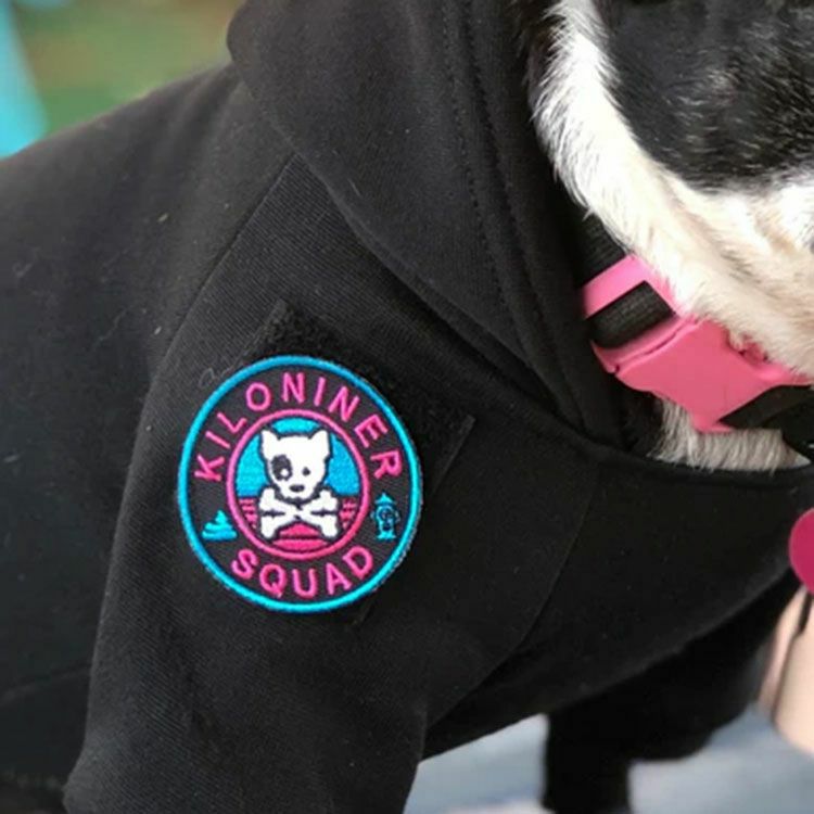 Mini Dog and Crossbones Patch(ターコイズ)