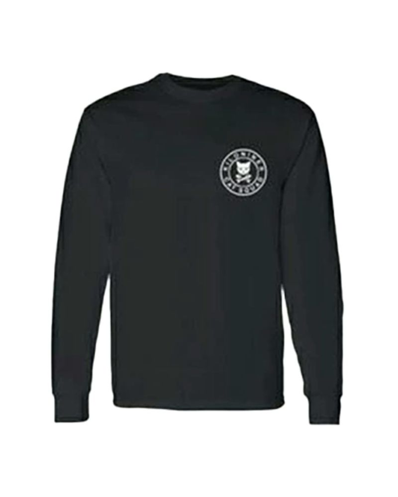 Cat and Crossbones Long Sleeve Tee