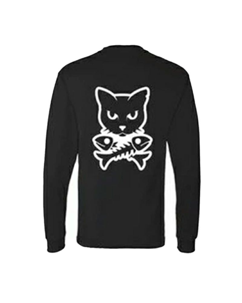 Cat and Crossbones Long Sleeve Tee