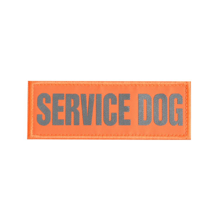 Reflective High Visibility SERVICE DOG Orange