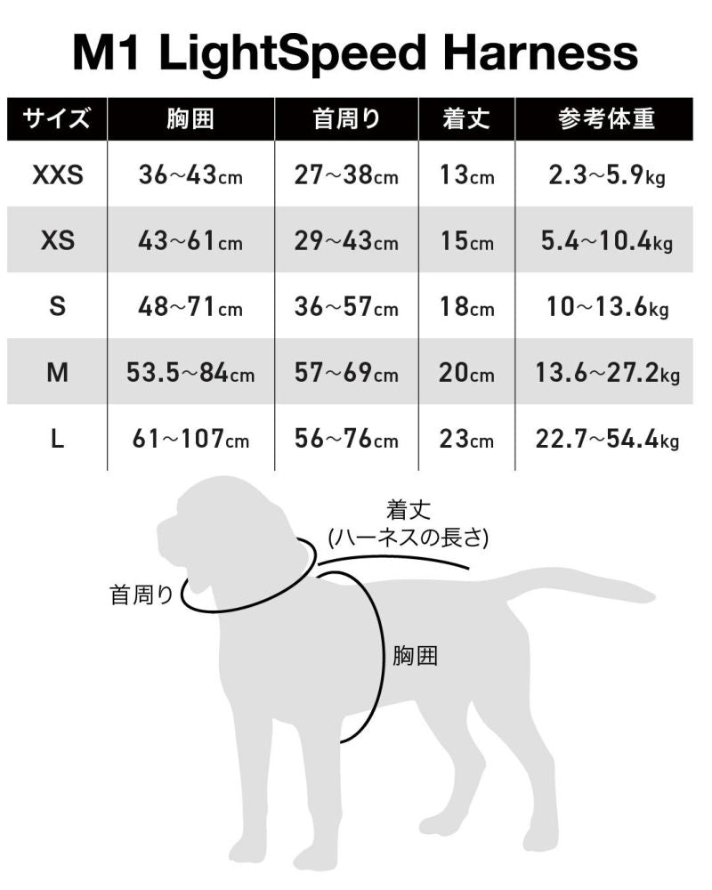 2023モデル M1 Light Speed Harness L