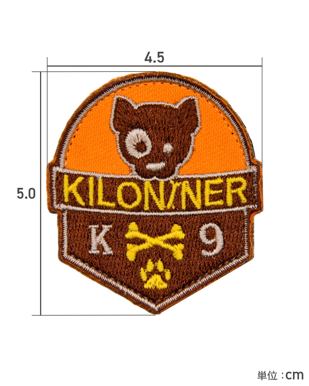 K9ドッグメダル パッチ