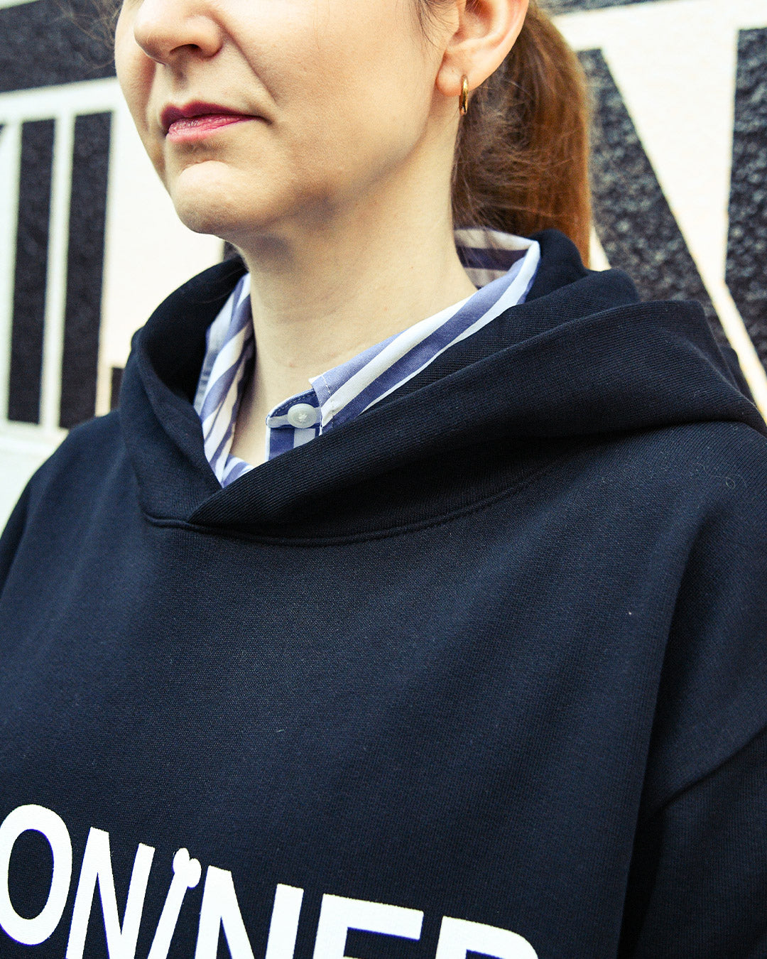 W Logo Hoodie-A