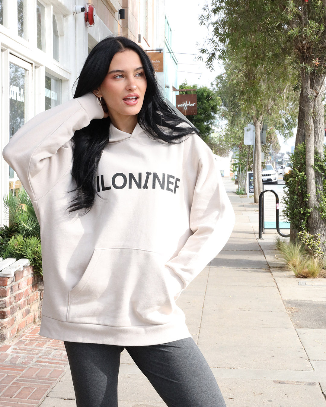 W Logo Hoodie-A