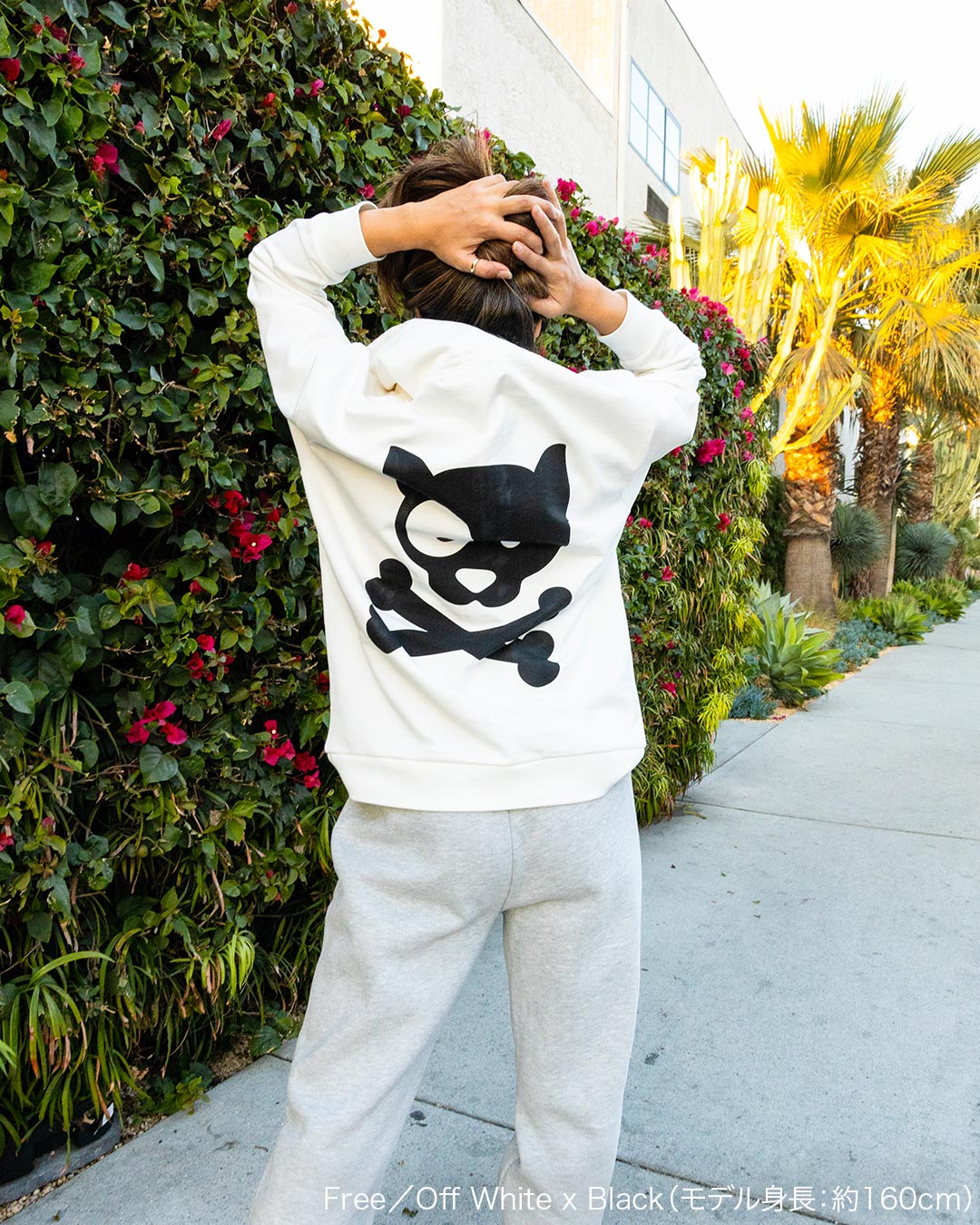 W Logo Lined Hoodie-A