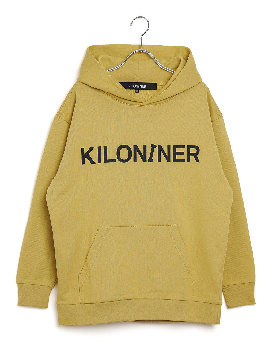 W Logo Lined Hoodie-A