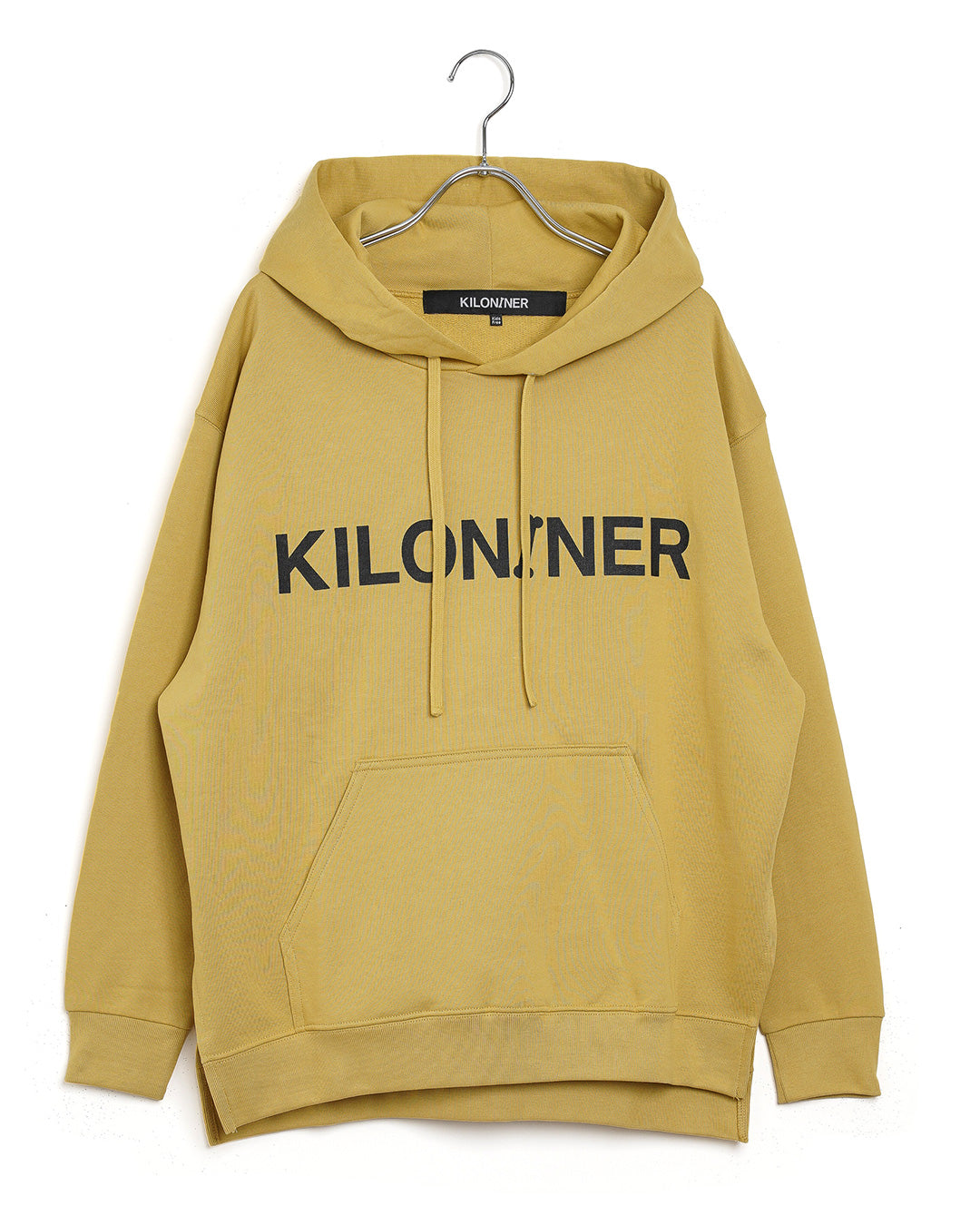 W Logo Lined Hoodie-B