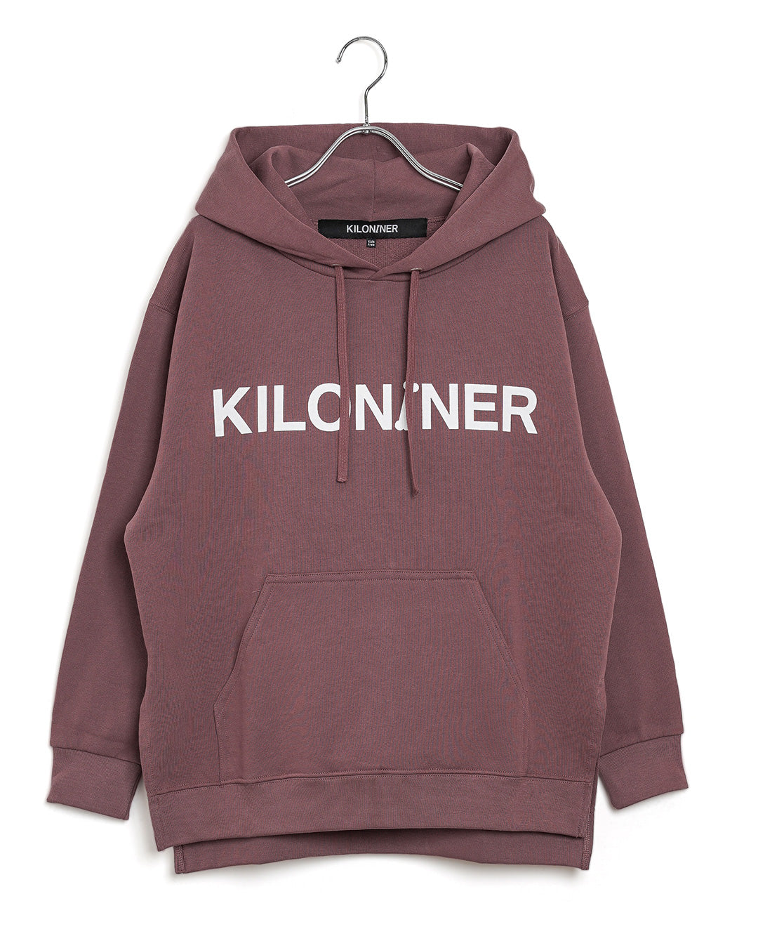 W Logo Lined Hoodie-B