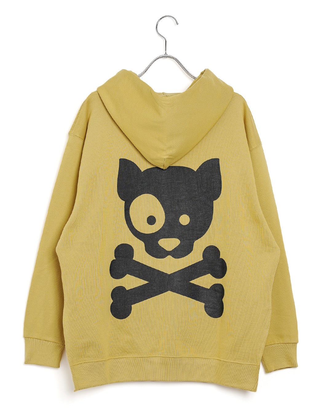 W Logo Lined Hoodie-B