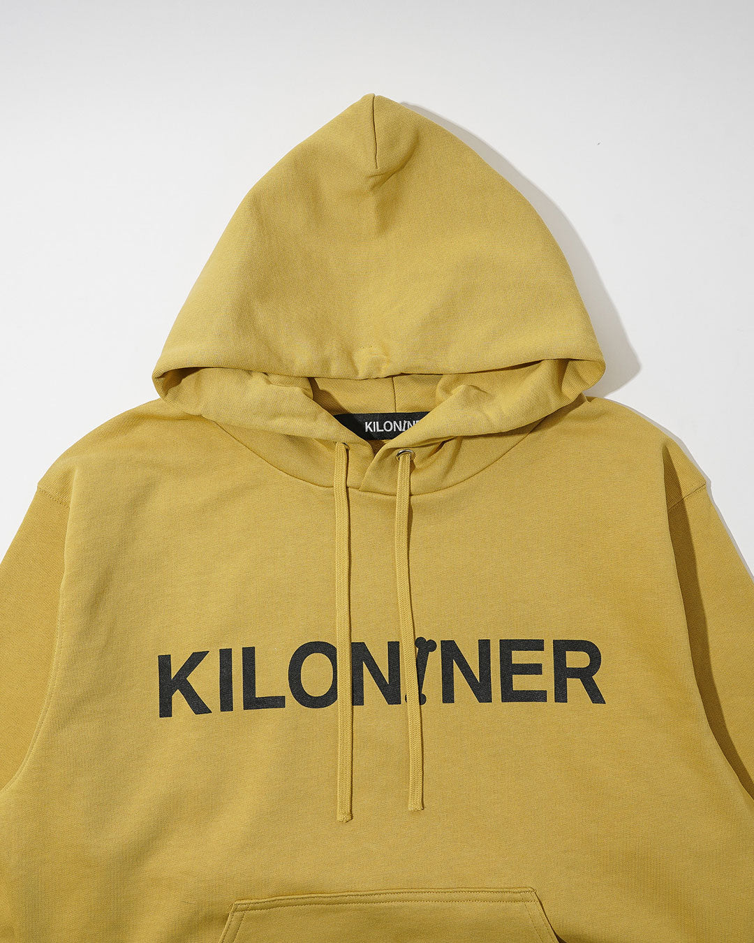 W Logo Lined Hoodie-B