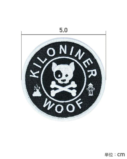 Mini Dog and Crossbones Patch