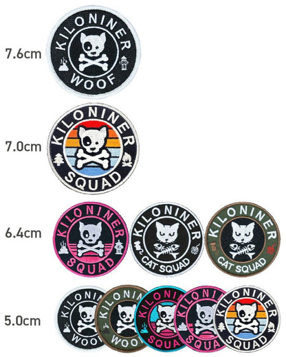 Mini Dog and Crossbones Patch