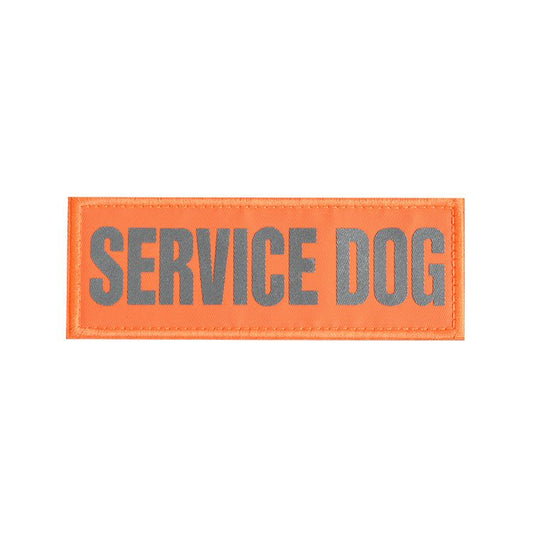 Reflective High Visibility SERVICE DOG Orange