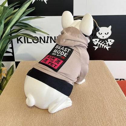 ASK TO PET SKULL EMBROIDERED PATCH