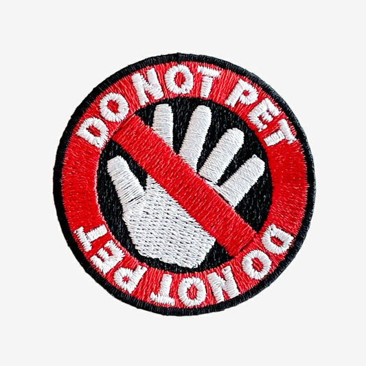 Stop Do Not Pet Patch