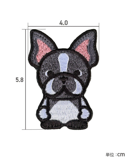 キャラクター パッチ - ボストンテリア