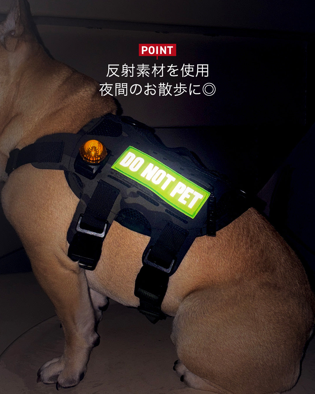 リフレクティブドゥノットペット パッチ