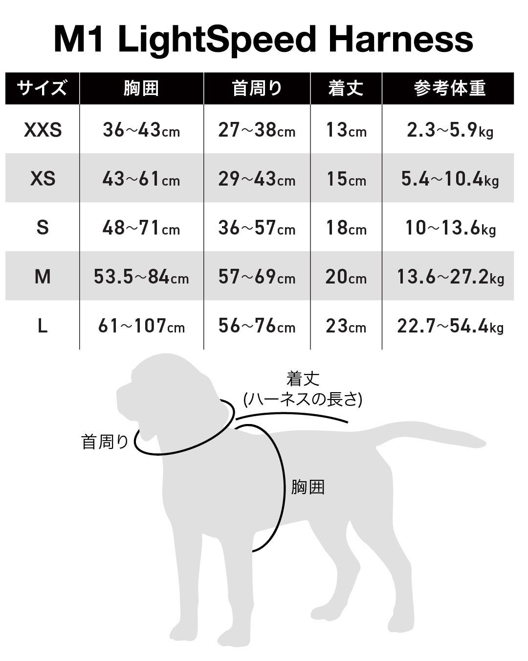 M1ハーネス（Lサイズ）