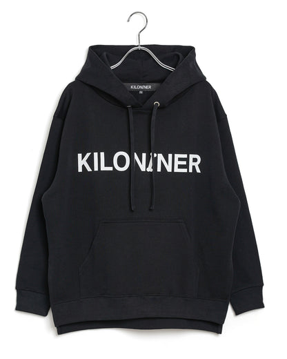 W Logo Lined Hoodie-B