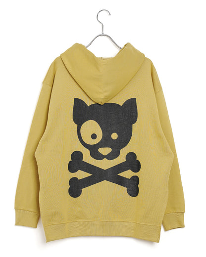 W Logo Lined Hoodie-B