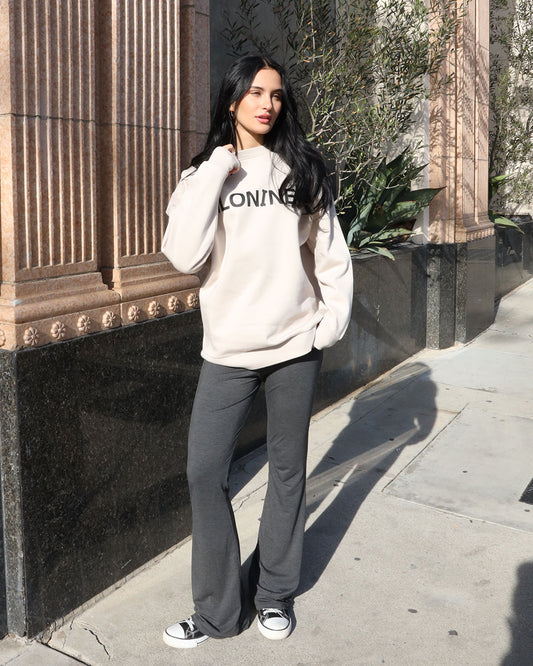W Logo Lined Sweat